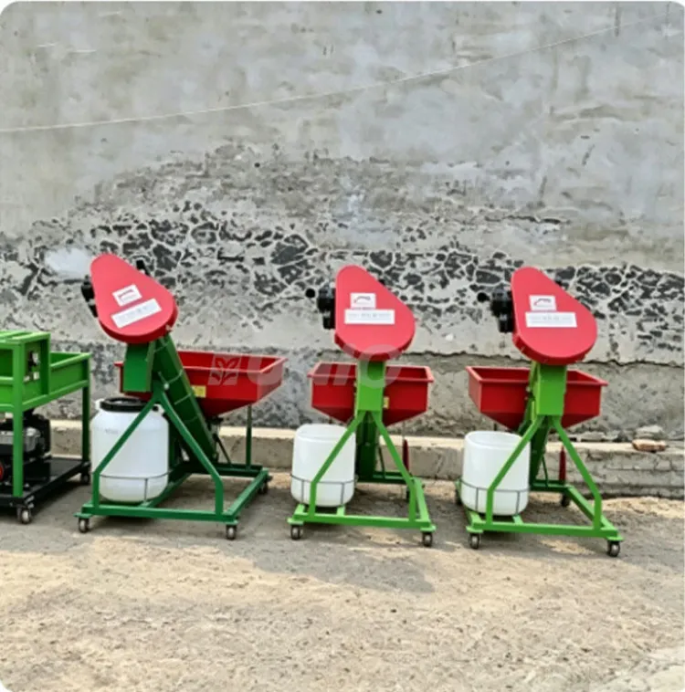 Mobile Auger Seed Coating Machine 3KW Electric Grain Seed Treater With Liquid Mixing Barrel — image 4