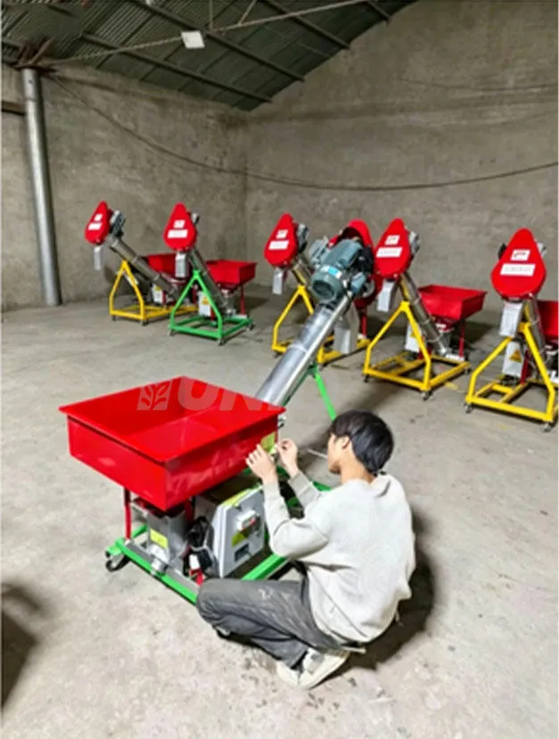 Mobile Auger Seed Coating Machine 3KW Electric Grain Seed Treater With Liquid Mixing Barrel — image 6