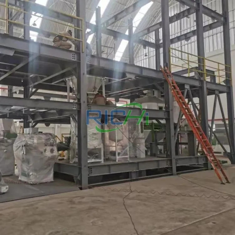 Cost Benefit Full Automatic 5-7 T/H Animal Poultry Chicken Livestock Dairy Cattle Feed Processing Plant for — image 3