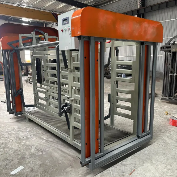 Heavy Duty Powder Coated Pneumatic Cattle Crush with Remote Control for Commercial Farm Livestock Handling Veterinary Care — image 2