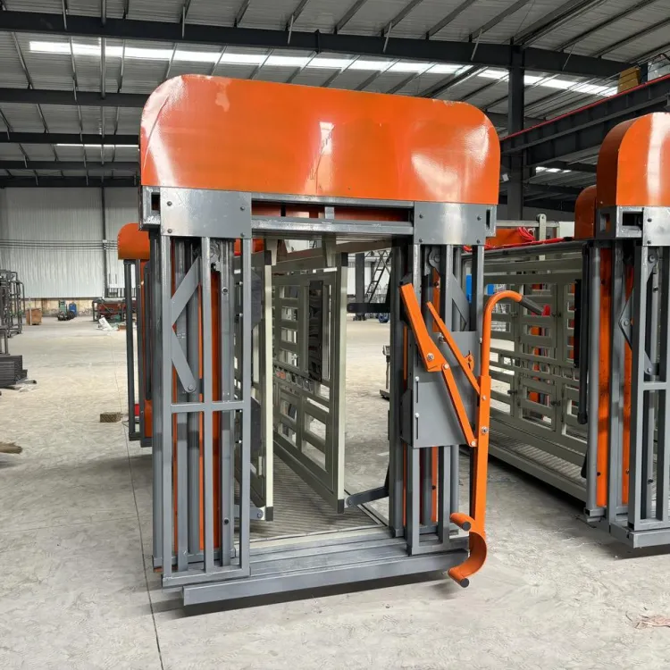 Heavy Duty Powder Coated Pneumatic Cattle Crush with Remote Control for Commercial Farm Livestock Handling Veterinary Care — image 3