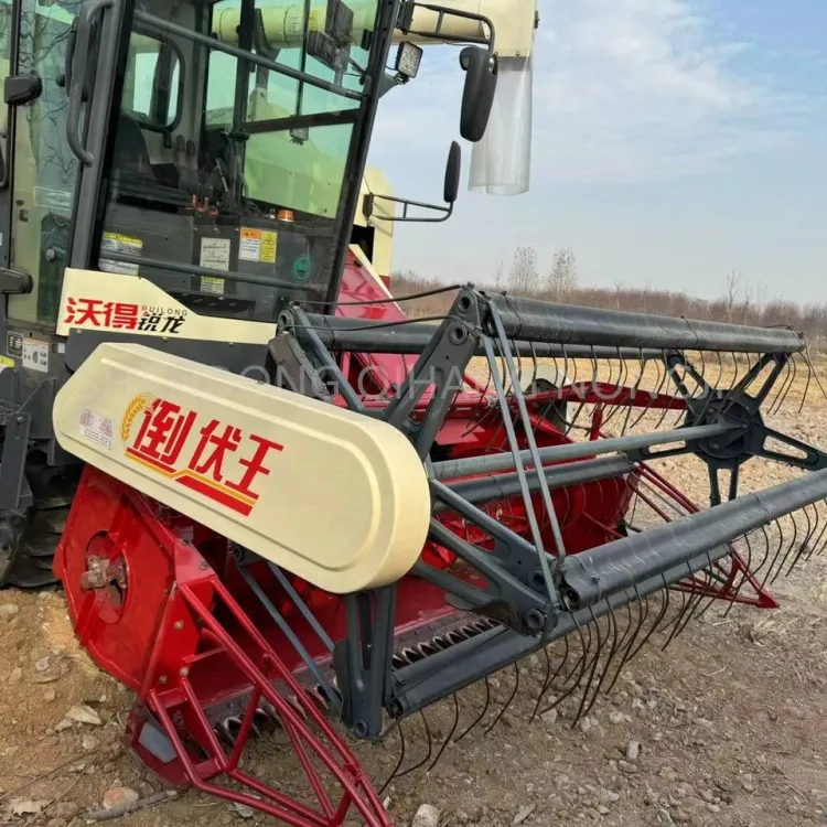 Used Fm World Combine Harvester Rice and Wheat Harvester — image 4