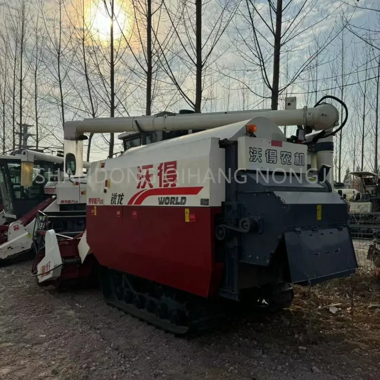Used Fm World Combine Harvester Rice and Wheat Harvester — image 5