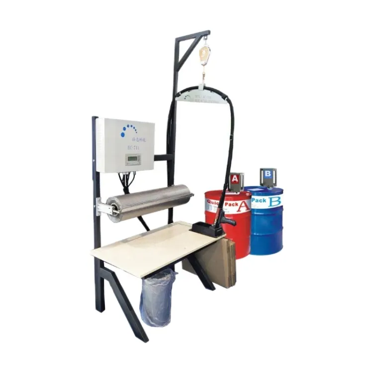 Portable PU Foam Injection Packaging Machine for Communication Products — image 1