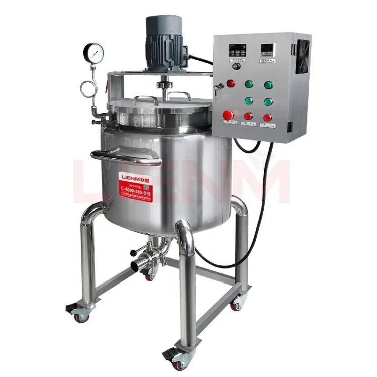 Small Laundry Soap Making Machine Liquid Soap Producing Machine Production Line Detergent Mixer with — image 2