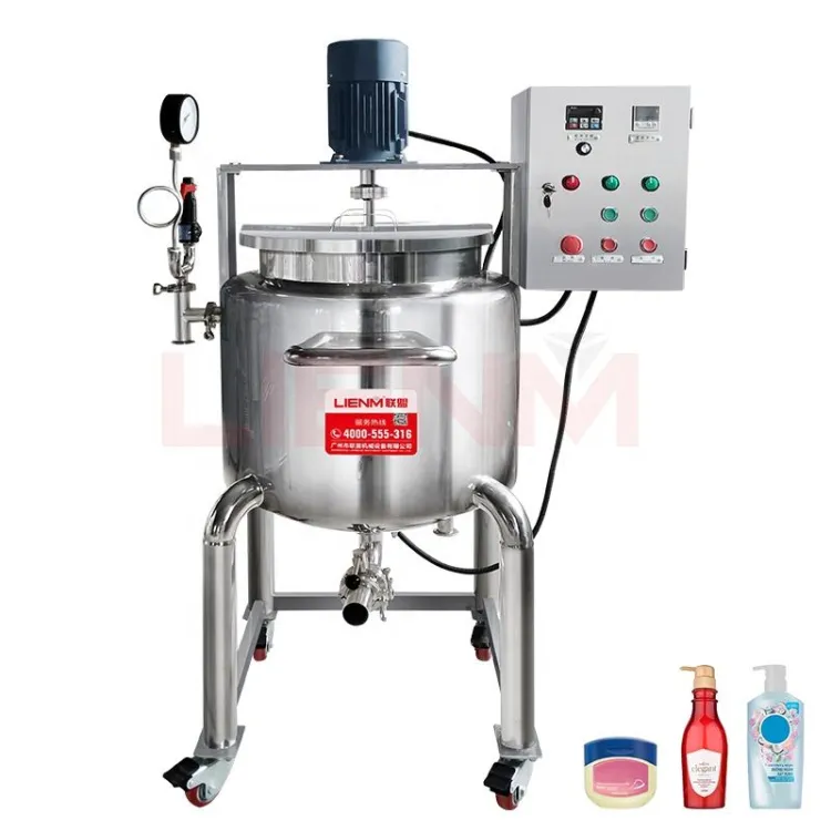 Small Laundry Soap Making Machine Liquid Soap Producing Machine Production Line Detergent Mixer with — image 3