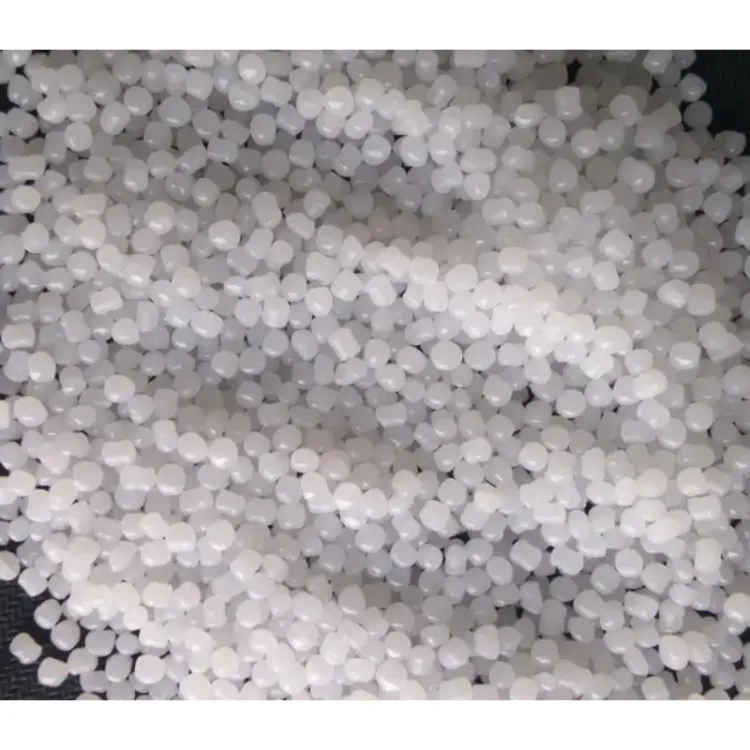 HDPE Polyethylene Pellets Recycled Granules Virgin Plastic Resin Granules for Bag and Injection Molding — image 3