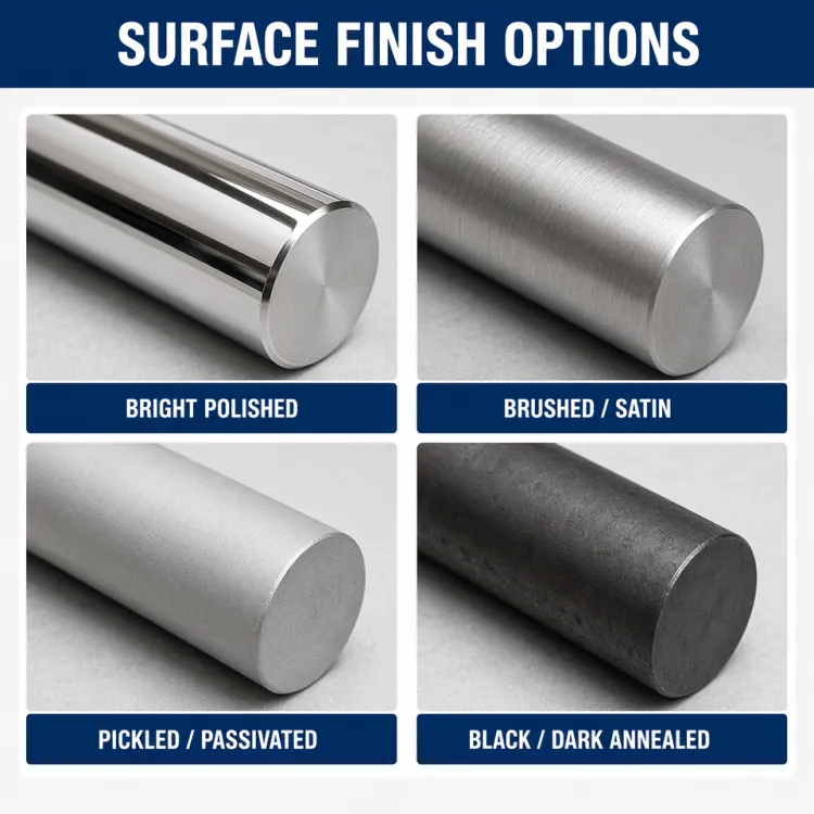 Aisi Ss Round Bar 1.4034 409 410 416 420 440c Bright Alloy Stainless Steel Rod Bar — image 6