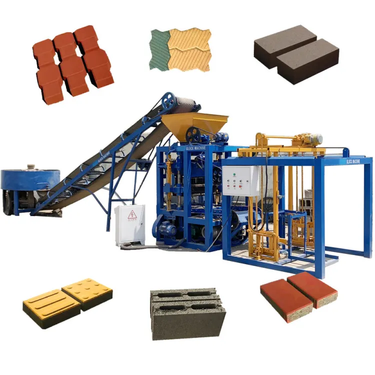 KAIQIAN Semi Automatic 4-24 Cement Hollow Blocks Industry Brick Paver Making Machinery Hollow Block Brick Making Machine on — image 4
