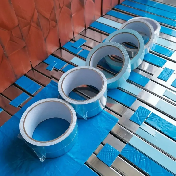 HVAC Aluminum Foil Pressure-sensitive Adhesive Duct Tape for Pipe Joint Sealing — image 1