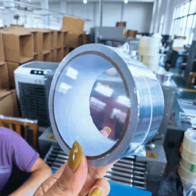 HVAC Aluminum Foil Pressure-sensitive Adhesive Duct Tape for Pipe Joint Sealing — image 2