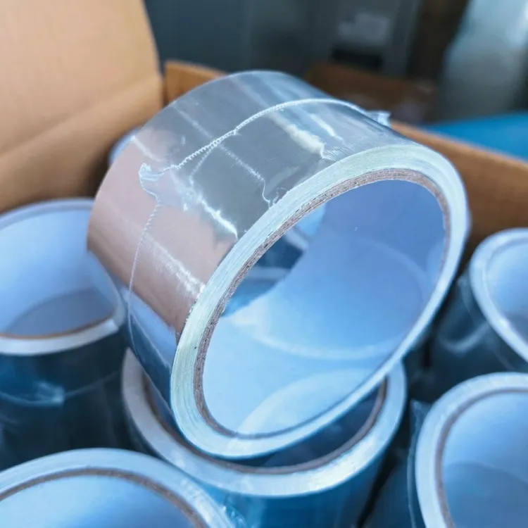 HVAC Aluminum Foil Pressure-sensitive Adhesive Duct Tape for Pipe Joint Sealing — image 4