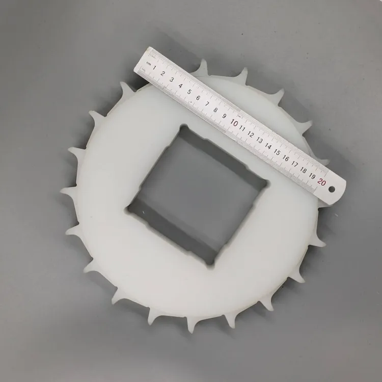 600 POM/Nylon Chain Sprocket Set - Low Noise, Corrosion Resistant Conveyor Drive Kit 800 UNI — image 2