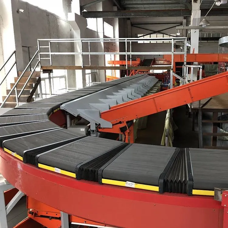 High-speed Wheel/swivel/wave/pivot/swing/turn Belt Sorter/diverter/roller Switch/sorting Conveyor System for Poly Bag and Parcel — image 5