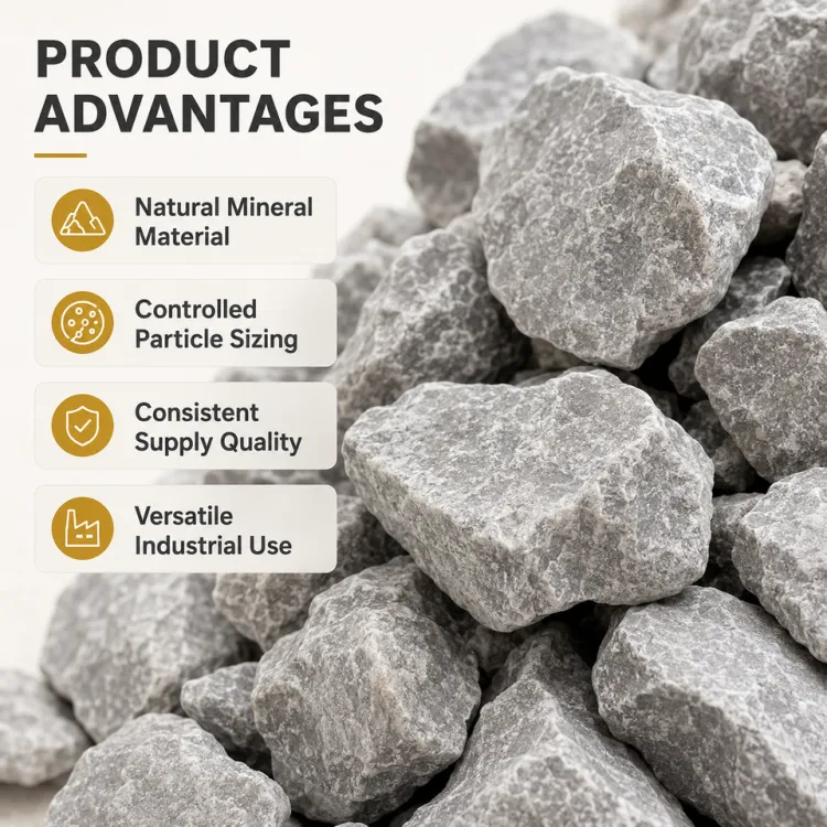 Industrial Crushed Limestone 10-20mm in Bulk for Cement Plant Raw Material Supply — image 3