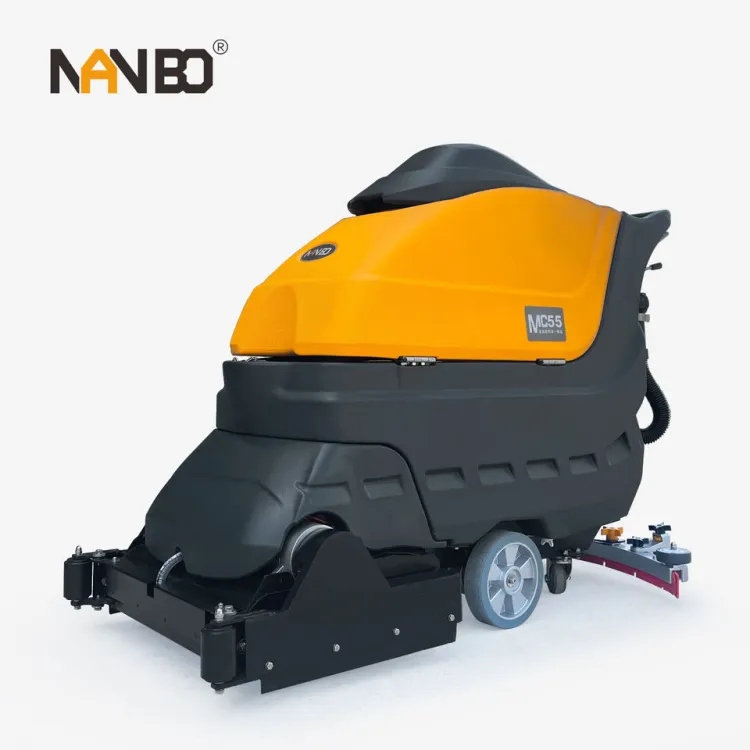 MC55 Walk Behind Electric Floor Sweeper Scrubber Machine — image 2