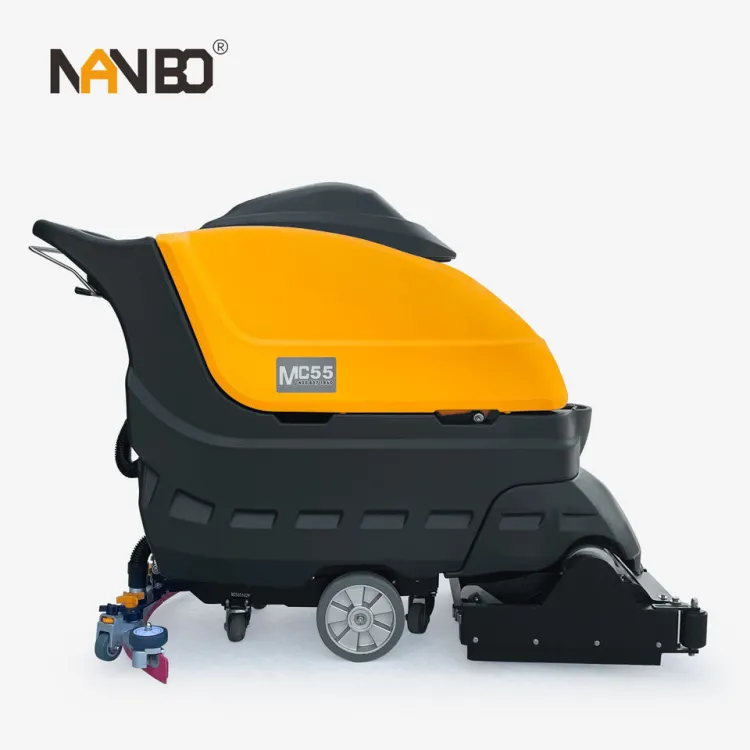 MC55 Walk Behind Electric Floor Sweeper Scrubber Machine — image 3