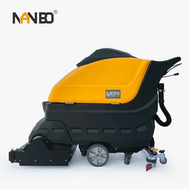 MC55 Walk Behind Electric Floor Sweeper Scrubber Machine — image 4