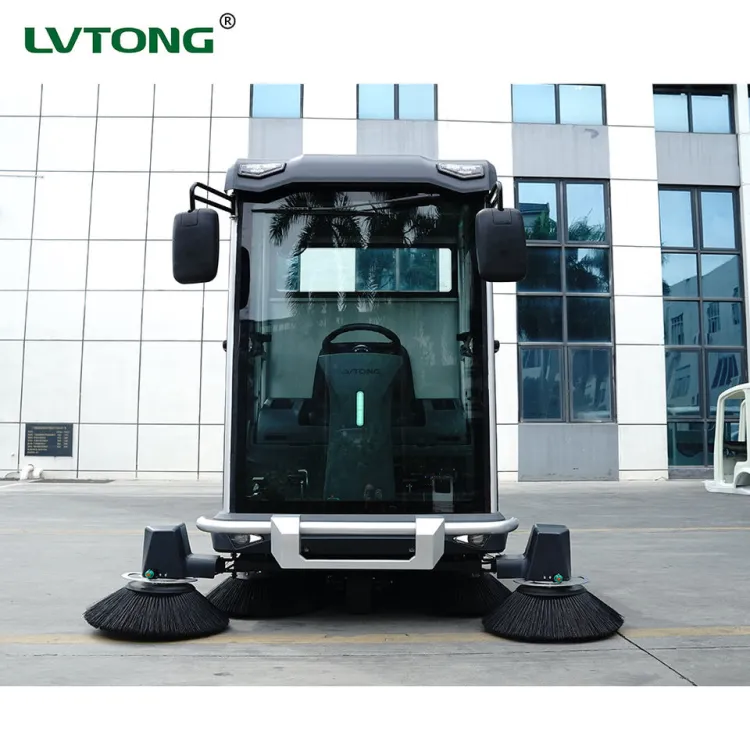 Self Propelled Industrial Street Sweeping Machine Outdoor Sweeper 9.5㎡ Filter Area USB Port Ambient Lighting — image 1