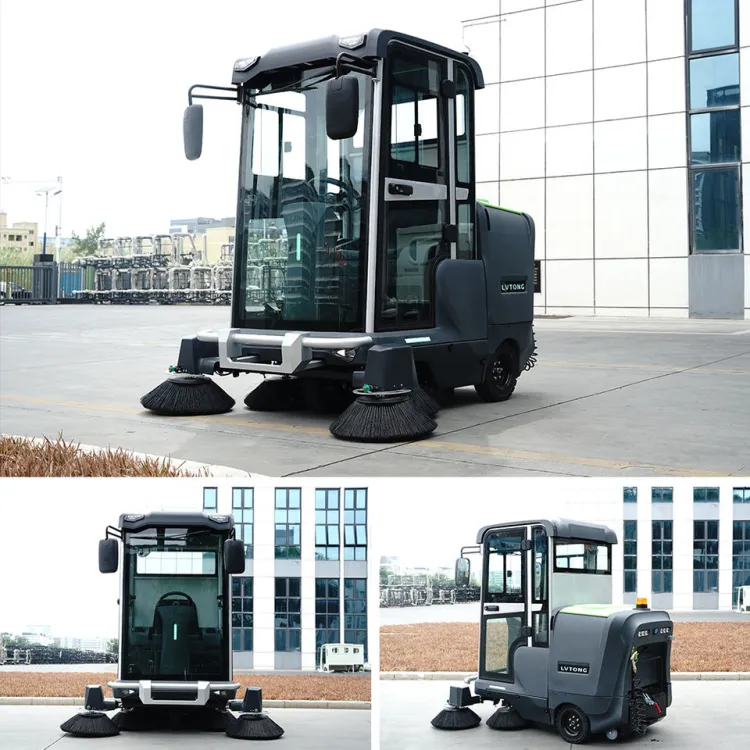 Self Propelled Industrial Street Sweeping Machine Outdoor Sweeper 9.5㎡ Filter Area USB Port Ambient Lighting — image 2