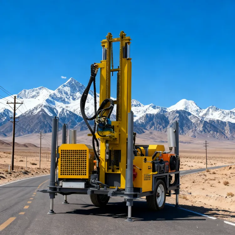 100m Water Well Drill Deep Portable Hydraulic Drilling Rig Water Well Drilling Rig 22hp Customizable — image 4
