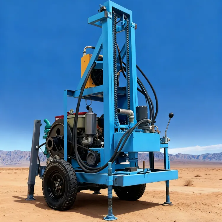 100m Water Well Drill Deep Portable Hydraulic Drilling Rig Water Well Drilling Rig 22hp Customizable — image 6