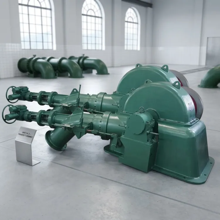 Mini Small Hydro Power Plant Hydro Generator Set 100kw Hydro Power Generator Water Turbine — image 2