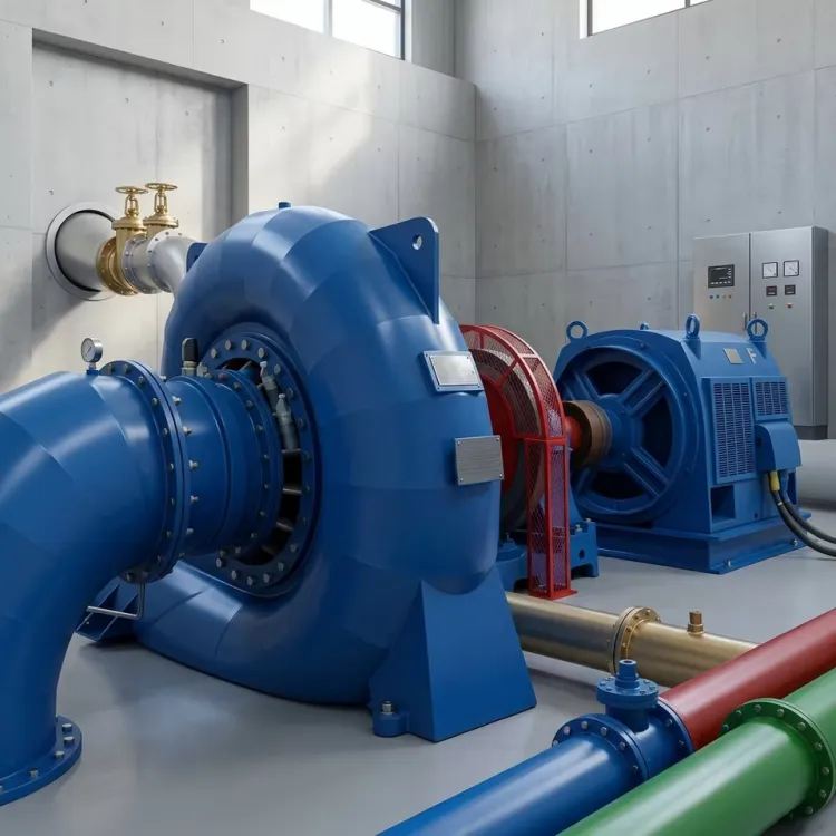 Mini Small Hydro Power Plant Hydro Generator Set 100kw Hydro Power Generator Water Turbine — image 3