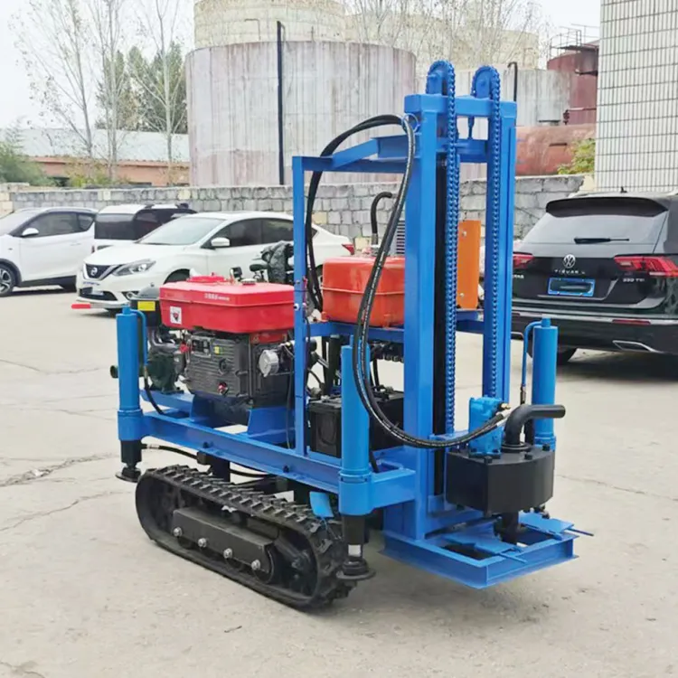 Hydraulic Crawler 100m 200m Water Well Rig Small Portable Drilling Machine for Deep Wells Farm and Mine Water Exploration — image 2
