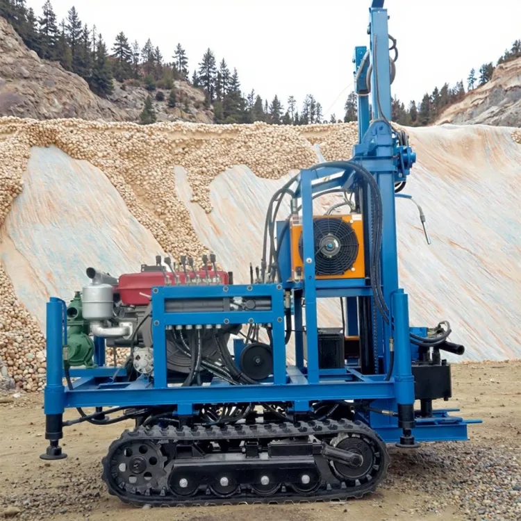 Hydraulic Crawler 100m 200m Water Well Rig Small Portable Drilling Machine for Deep Wells Farm and Mine Water Exploration — image 3