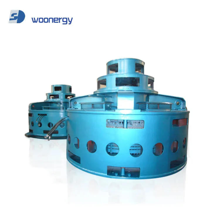DSSD 1600kw Vertical Micro Kaplan Hydro Generator 50Hz/60Hz Stainless Steel Blade Low Water Head Cross Flow Turbine Customizable — image 4
