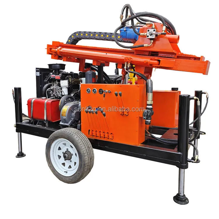 100m 150m 200m Diesel Hydraulic Portable Water Well Drill Rig Drilling Machine Mine Drilling Rigs — image 4