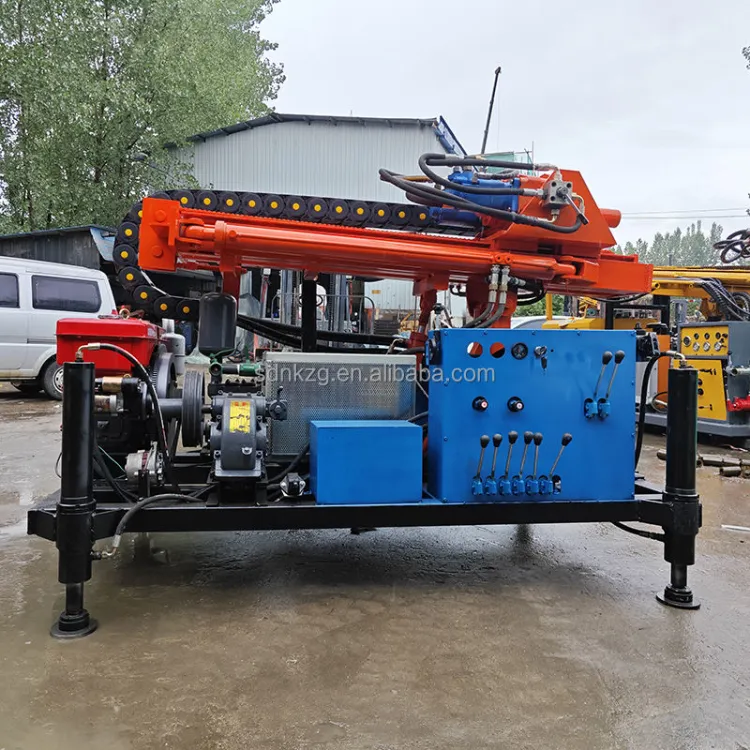100m 150m 200m Diesel Hydraulic Portable Water Well Drill Rig Drilling Machine Mine Drilling Rigs — image 5