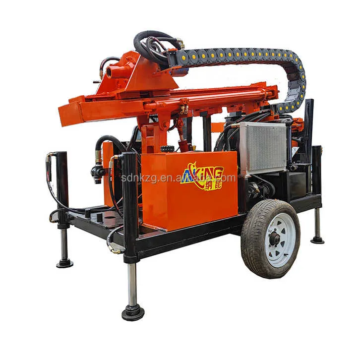 100m 150m 200m Diesel Hydraulic Portable Water Well Drill Rig Drilling Machine Mine Drilling Rigs — image 7