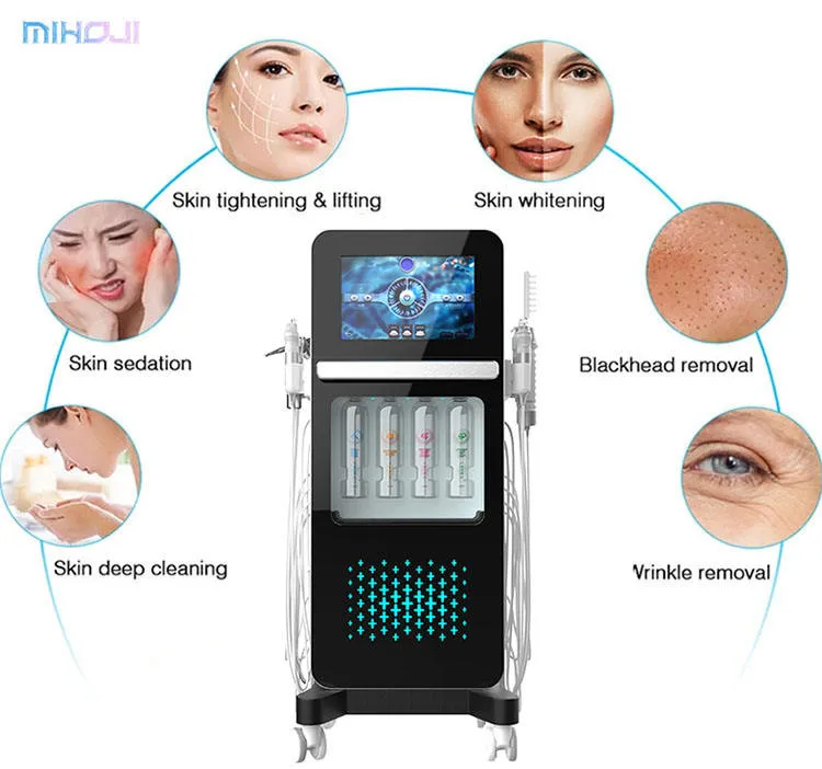 17 in 1 Hydra Dermabrasion Professional Manufacture Spa Equipment Hydra Skin Care Facial Machine Hydro Machine — image 6