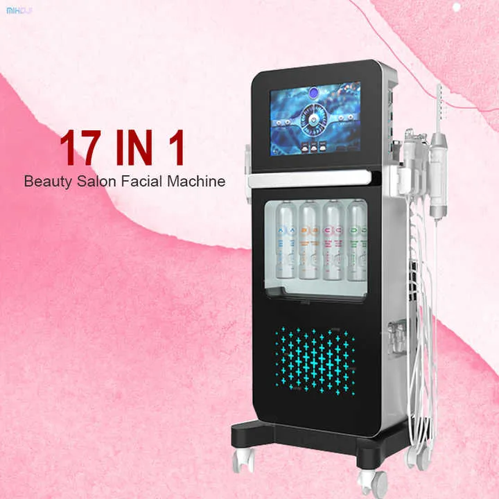 17 in 1 Hydra Dermabrasion Professional Manufacture Spa Equipment Hydra Skin Care Facial Machine Hydro Machine — image 7