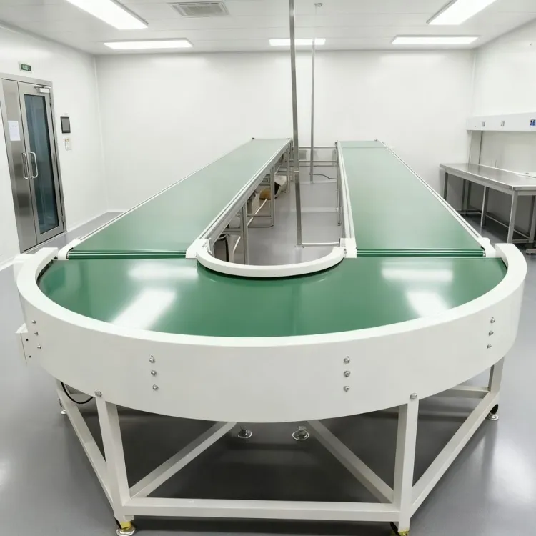 Turnkey RC-150XL-TN SMT PCB Flat Belt Conveyor Transfer System Fully Automatic Assembly Production Line — image 4