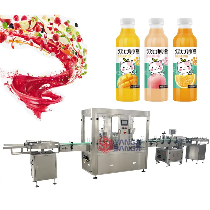 Automatic Apple Orange Juice Filling and Capping Machine Beverage Bottle Juice Wine Filling Line — image 4
