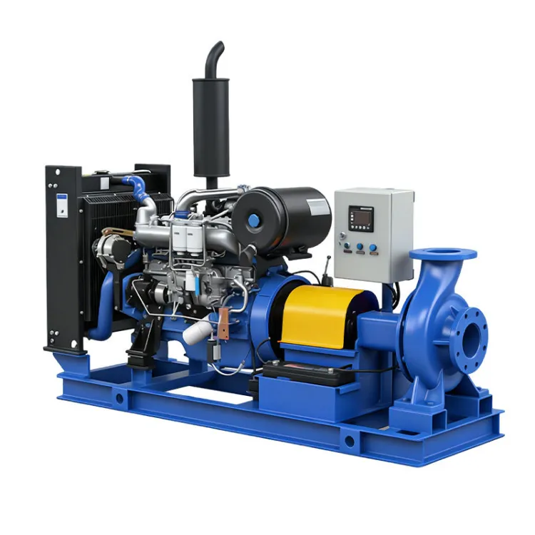 Automatic Supply Water Centrifugal Machine High Pressure Delivery Farm Diesel Single Stage Pump With Agriculture Irrigation — image 1