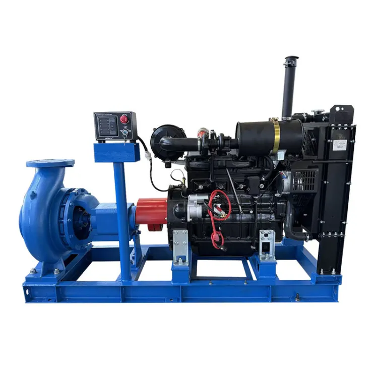 Automatic Supply Water Centrifugal Machine High Pressure Delivery Farm Diesel Single Stage Pump With Agriculture Irrigation — image 2