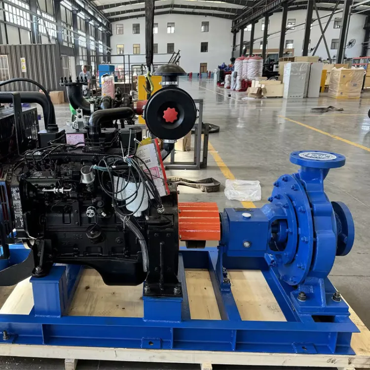 Automatic Supply Water Centrifugal Machine High Pressure Delivery Farm Diesel Single Stage Pump With Agriculture Irrigation — image 4
