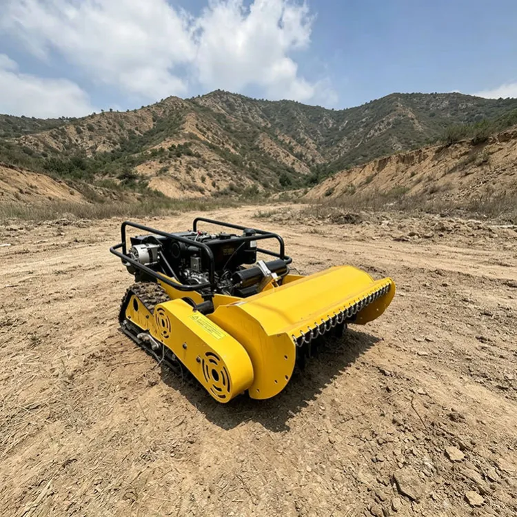 Anti-block Blade Wireless Mower, clear Thick Tangled Weeds on Post-harvest Idle Farmland Ridges — image 2