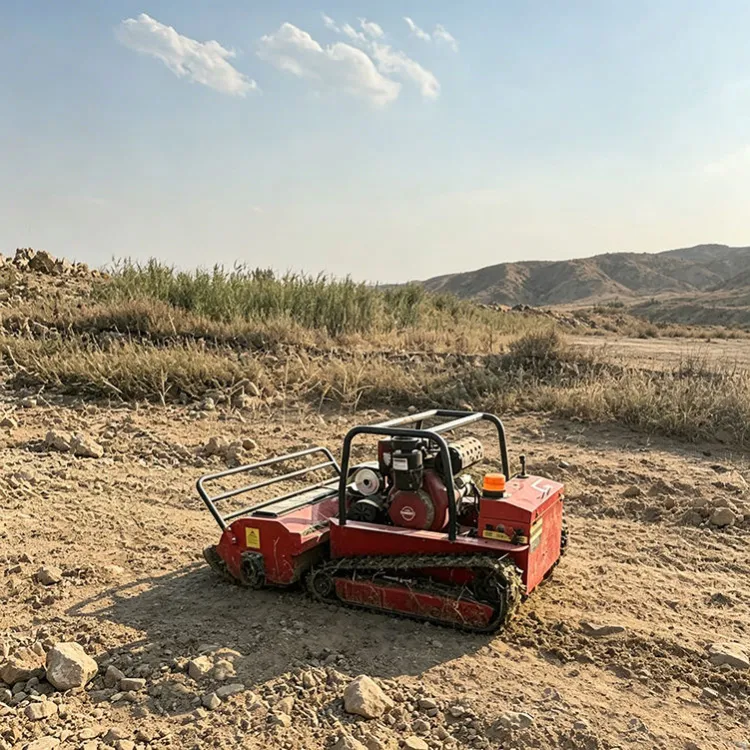 Anti-block Blade Wireless Mower, clear Thick Tangled Weeds on Post-harvest Idle Farmland Ridges — image 3