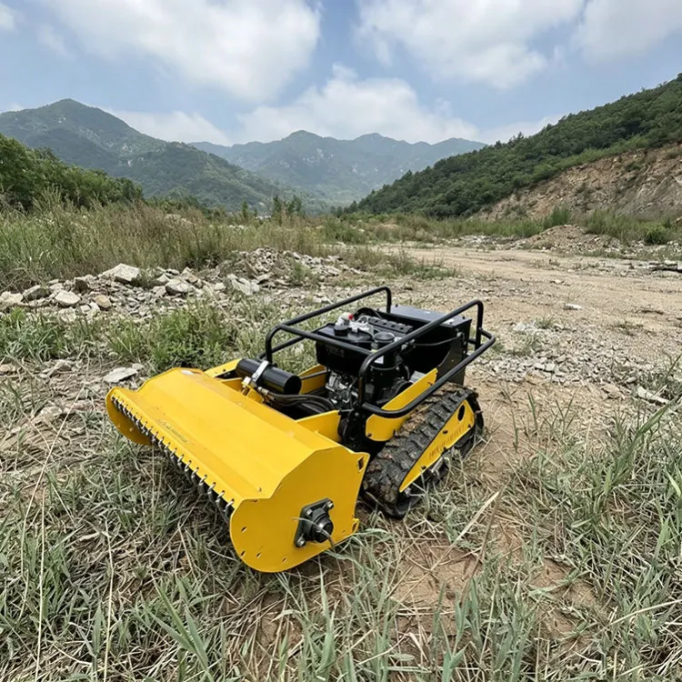 Anti-block Blade Wireless Mower, clear Thick Tangled Weeds on Post-harvest Idle Farmland Ridges — image 4
