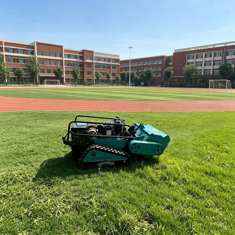 Anti-block Blade Wireless Mower, clear Thick Tangled Weeds on Post-harvest Idle Farmland Ridges — image 6