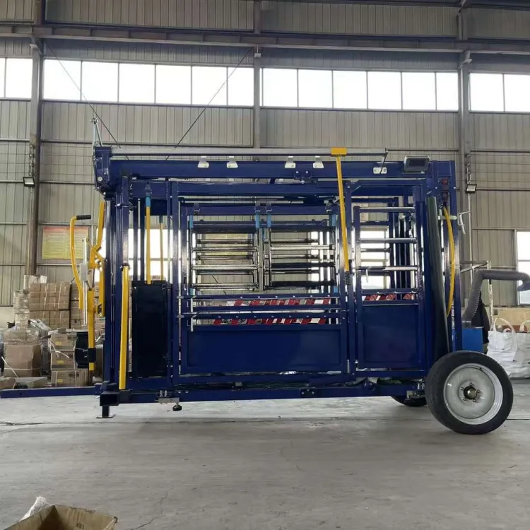 Automatic Manual Cow Crush Cattle Squeeze Chute Livestock with Scales Steel and Metal Farm Equipment for Cattle — image 4