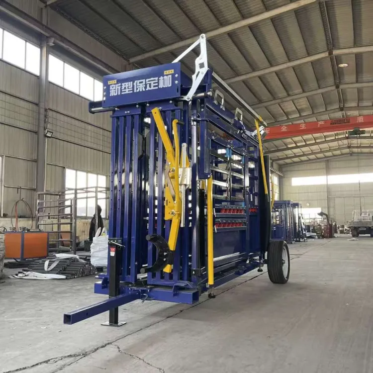 Automatic Manual Cow Crush Cattle Squeeze Chute Livestock with Scales Steel and Metal Farm Equipment for Cattle — image 5