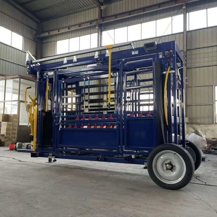 Automatic Manual Cow Crush Cattle Squeeze Chute Livestock with Scales Steel and Metal Farm Equipment for Cattle — image 6