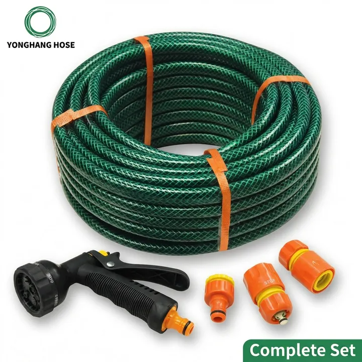 PVC Garden Hose Gardening Irrigation Pipe Water Spray Hose — image 5
