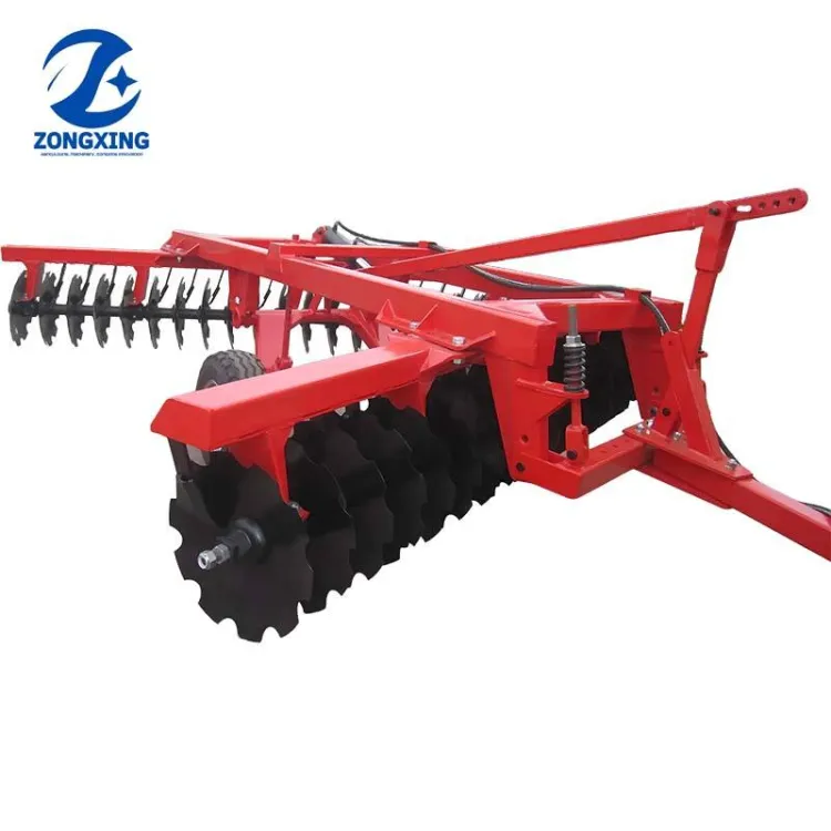 1HHTB Hydraulic Heavy-duty Trailed Offset Disc Harrow Farm Cultivator High Productivity Soil Preparation Gearbox — image 1